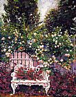 David Lloyd Glover Sumptous Cascading Roses painting